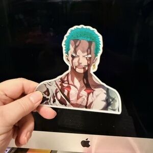 One Piece Zoro lenticular 3D Sticker /decal
